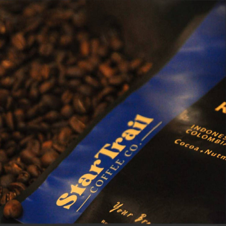 StarTrail coffee beans for espresso, filter and press