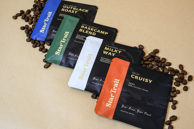 StarTrail single-serve coffee drip bags for camping and travel