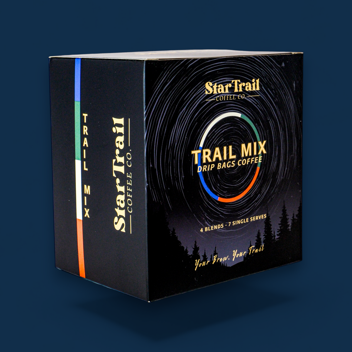 StarTrail Trail Mix coffee drip bag sampler packaging
